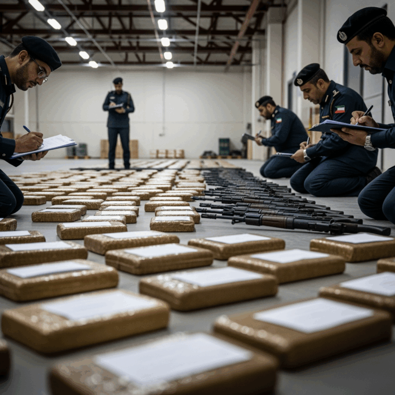Illustration for: Kuwait Thwarts Major Drug Smuggling Attempt