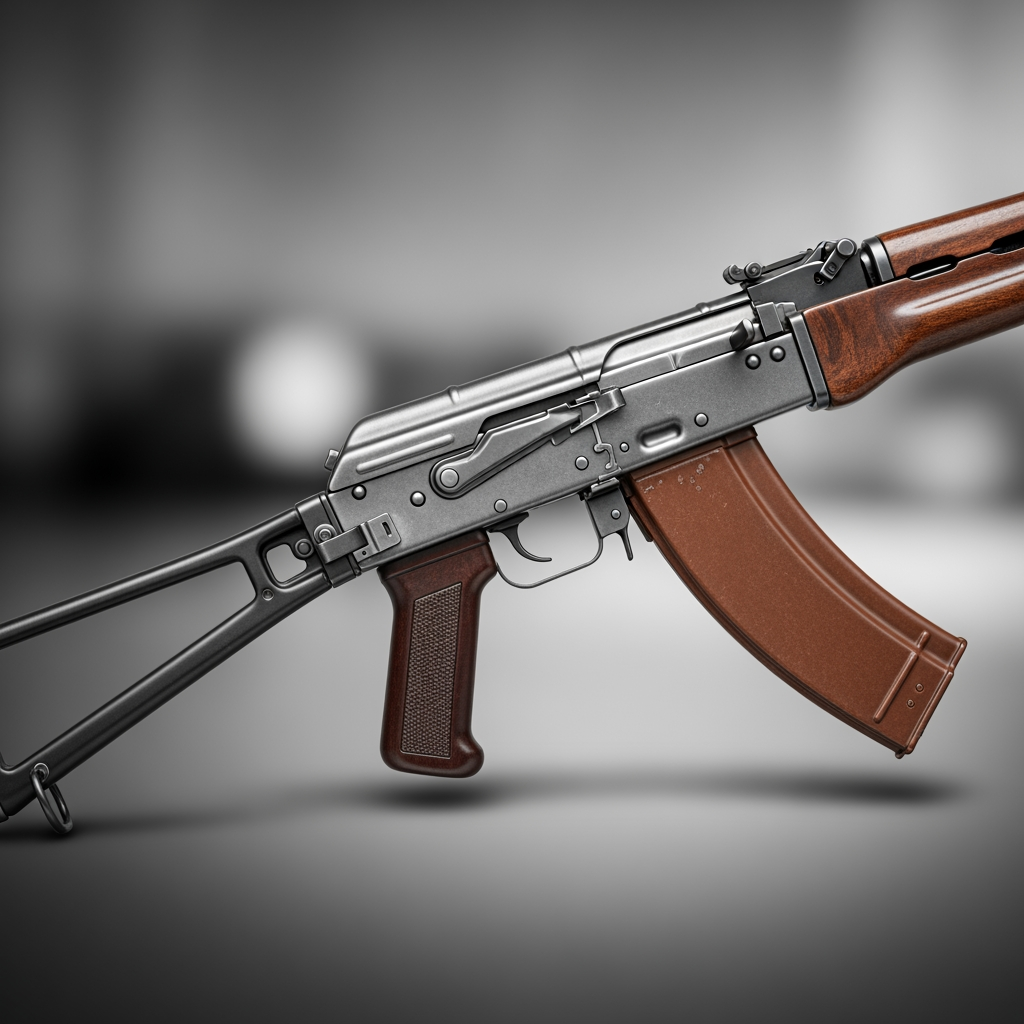 Illustration for: Russia's Foldable Dragunov Rifle