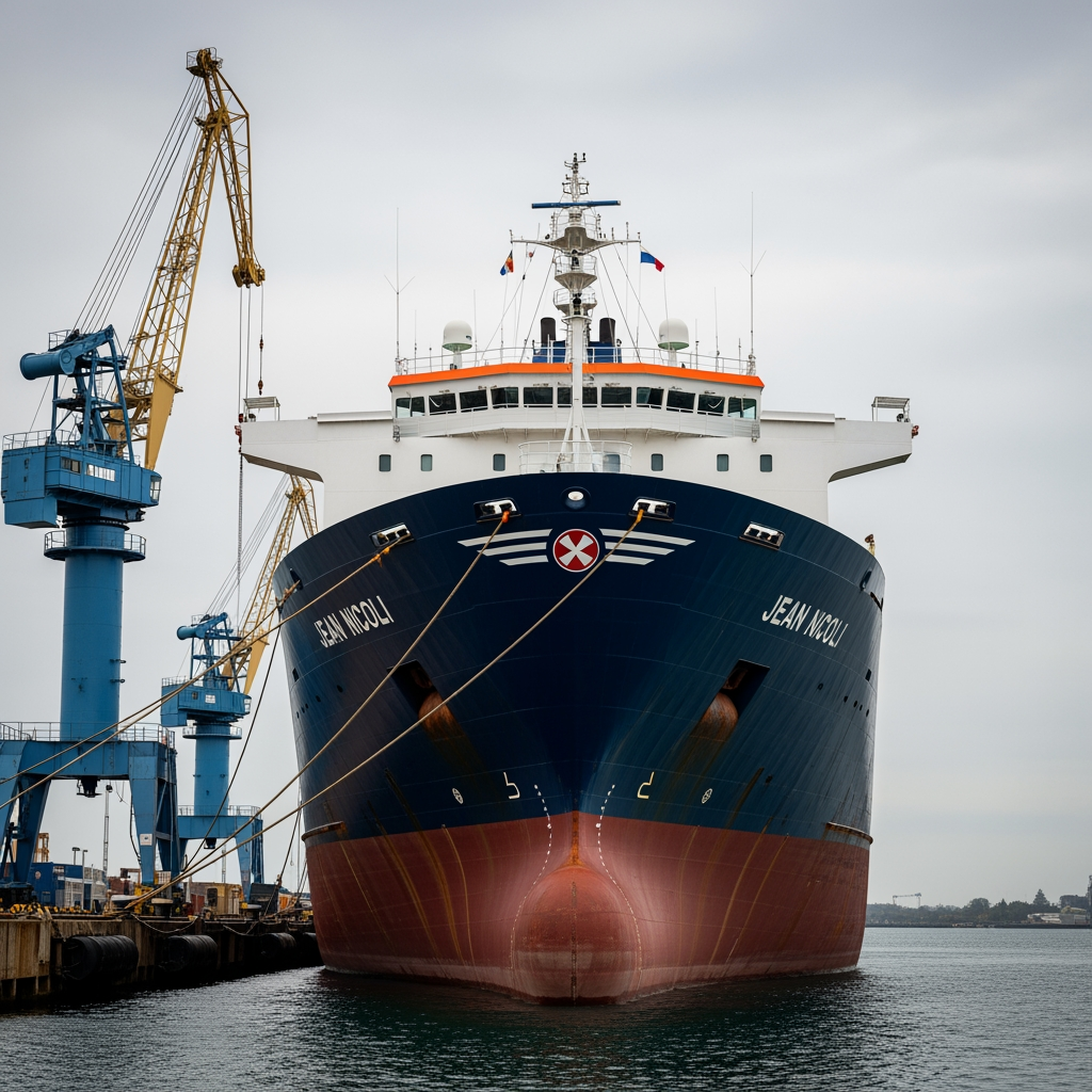 Illustration for: Technical Defects Halt Ship Jean Nicoli