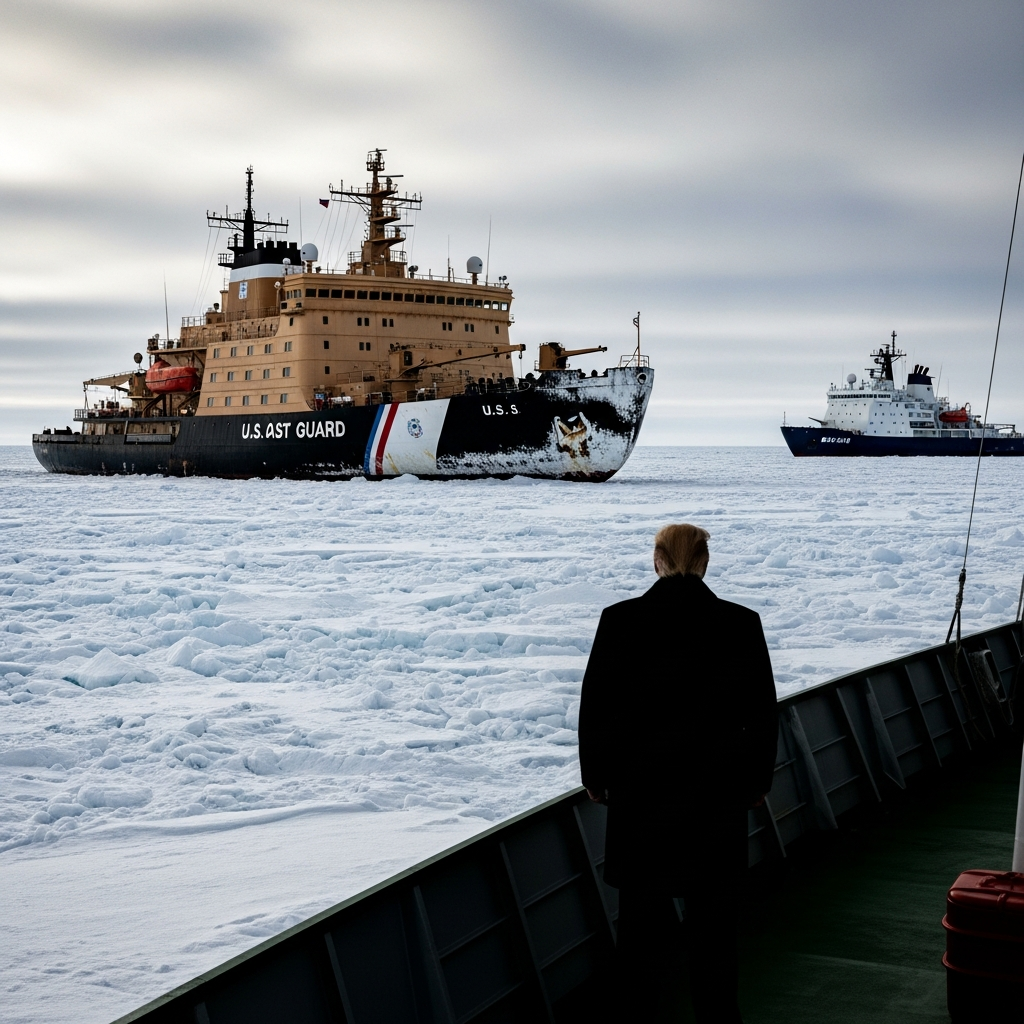 Illustration for: Trump on U.S. Icebreaker Deficiency