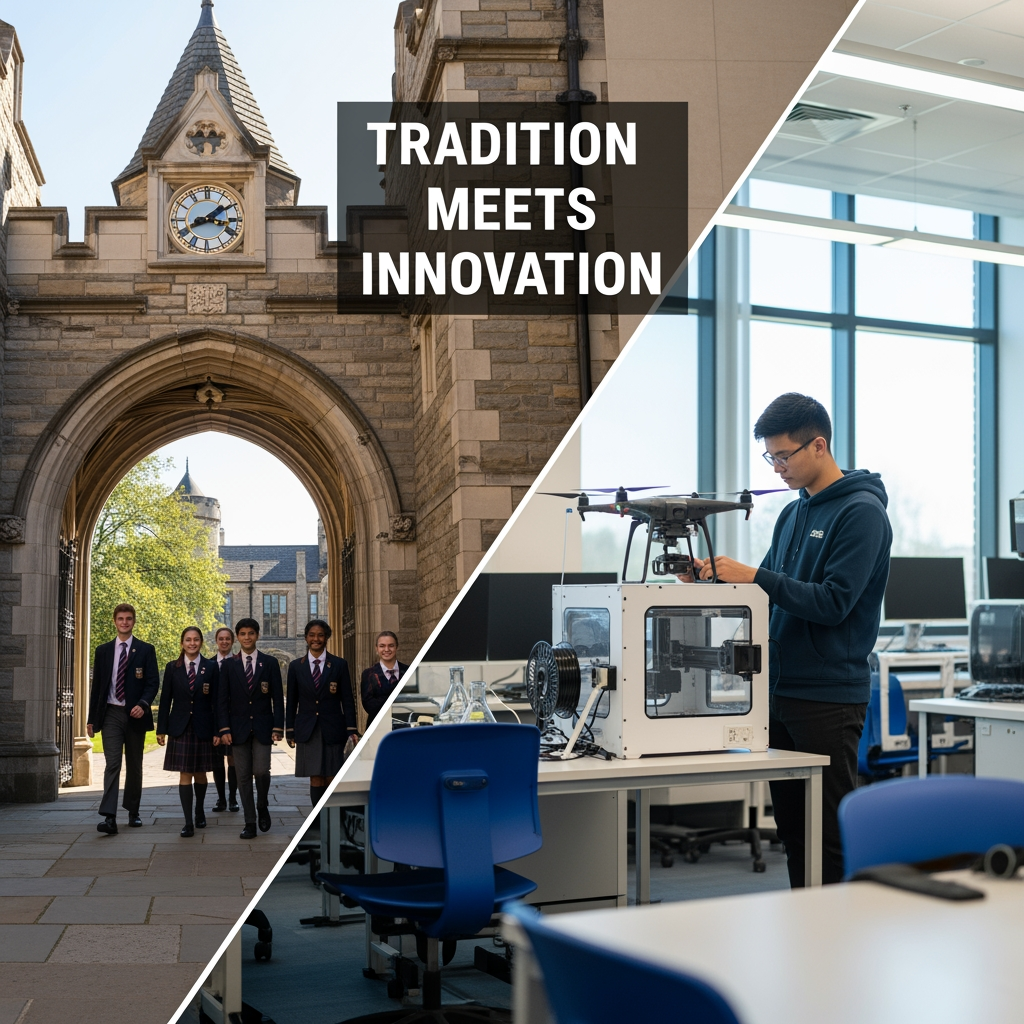 Illustration for: Upper Canada College: Tradition Meets Innovation