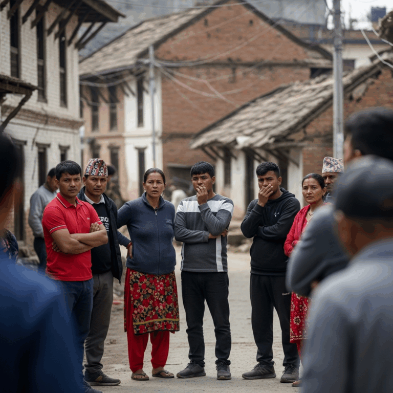 Illustration for: 4.2 Magnitude Earthquake Strikes Nepal
