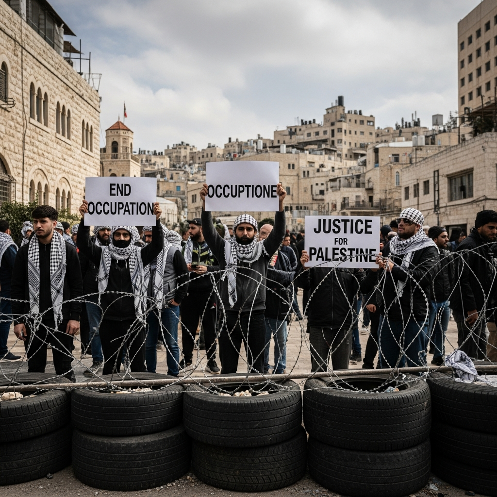 Illustration for: Ongoing Conflict in West Bank: Recent Developments
