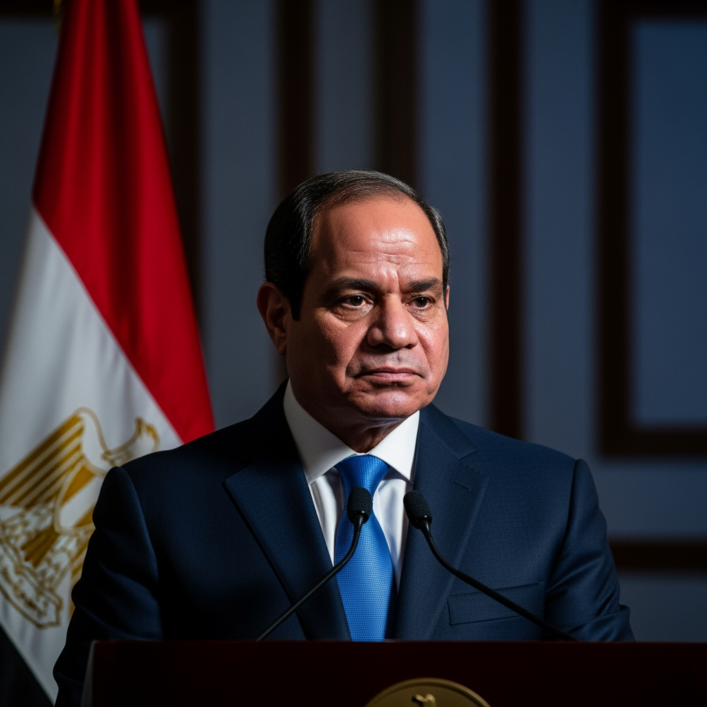 Illustration for: Sisi Discusses Sudan's Impact on Egypt's Security