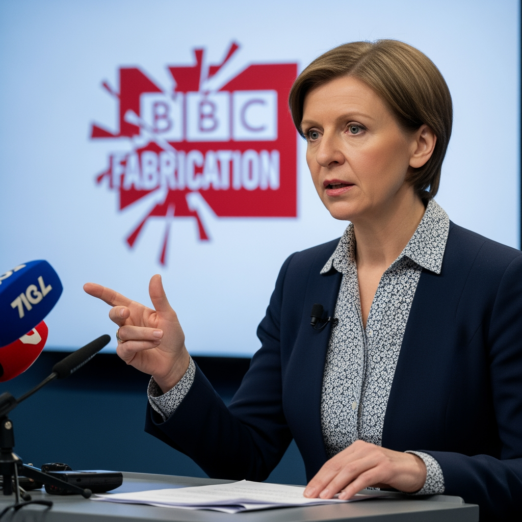 Illustration for: Zakharova Criticizes BBC for Fabrication