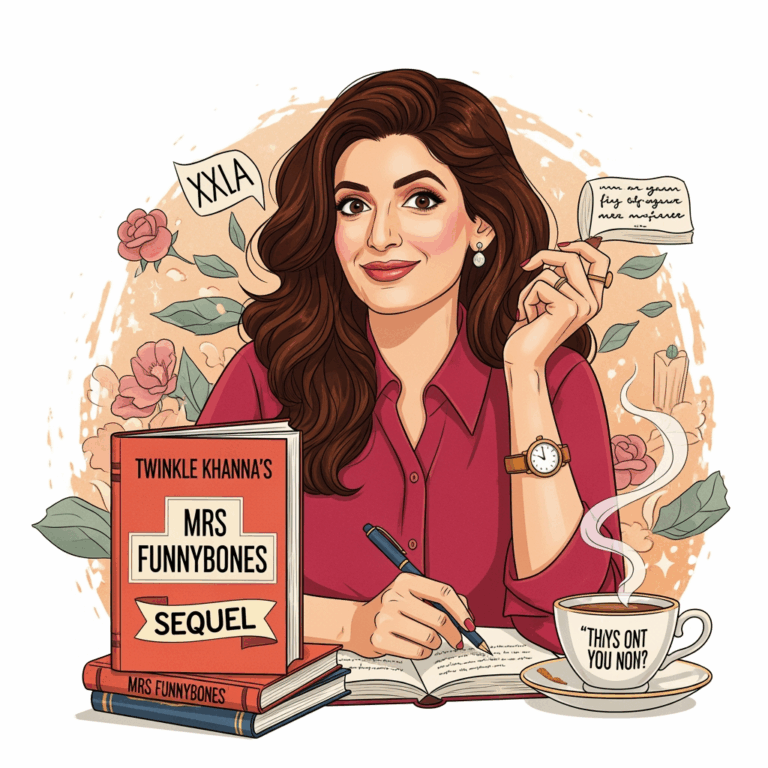 Illustration for: Twinkle Khanna's 'Mrs Funnybones' Sequel Unveiled