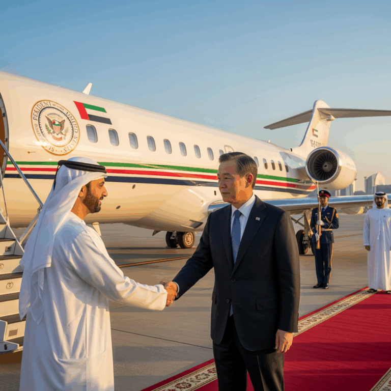 Illustration for: President Lee's State Visit to UAE Begins November 17