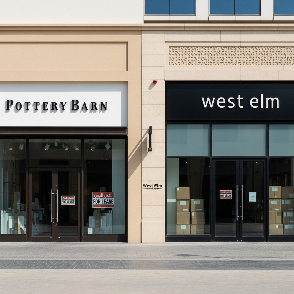 Illustration for: Pottery Barn and West Elm Close UAE Stores