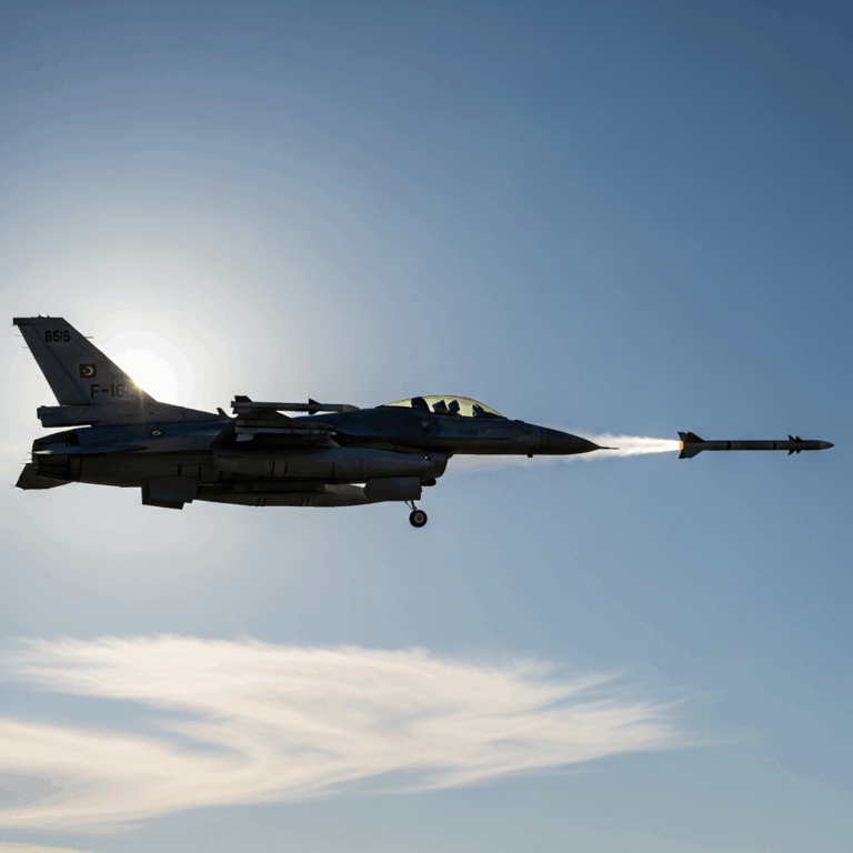 Illustration for: Turkish Fighter Launches Gökdoğan Missile
