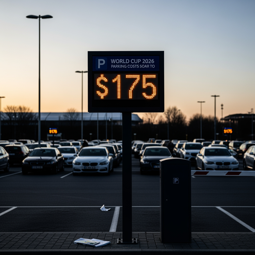 Illustration for: World Cup 2026 Parking Costs Soar to $175