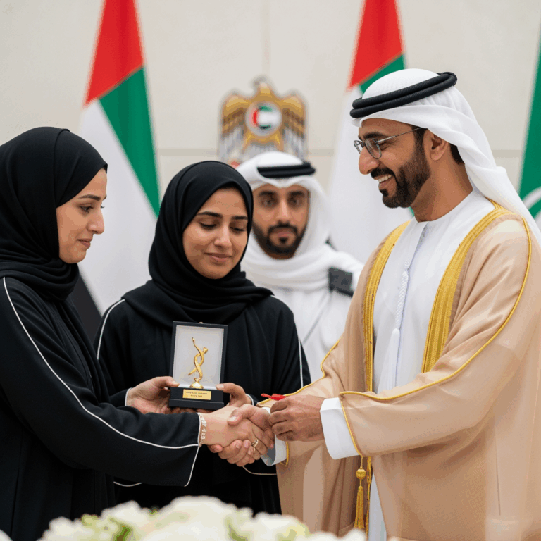 Illustration for: UAE Honors Zahia's Family for Life-Saving Organ Donation