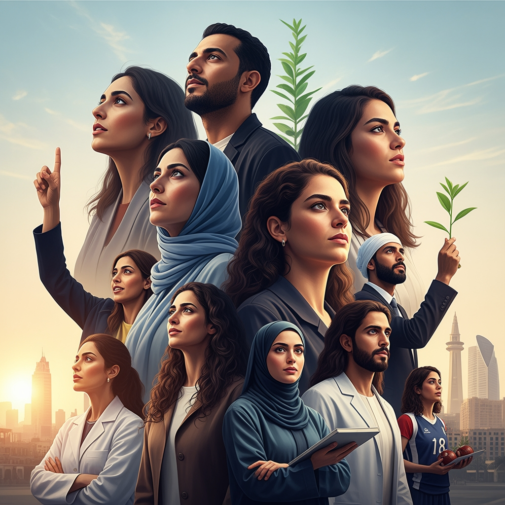 Illustration for: Hope Makers: Celebrating Arab Heroes