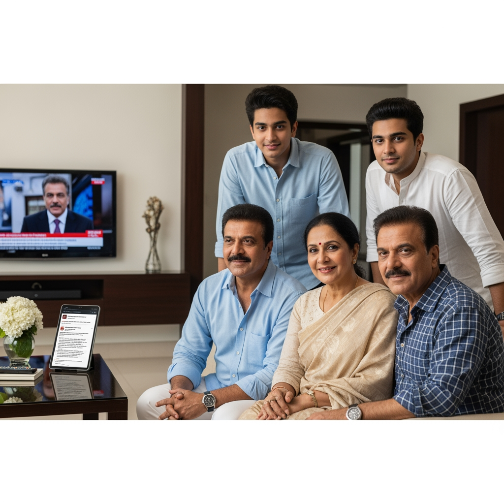 Illustration for: Dharmendra Alive: Family Refutes False Death Reports
