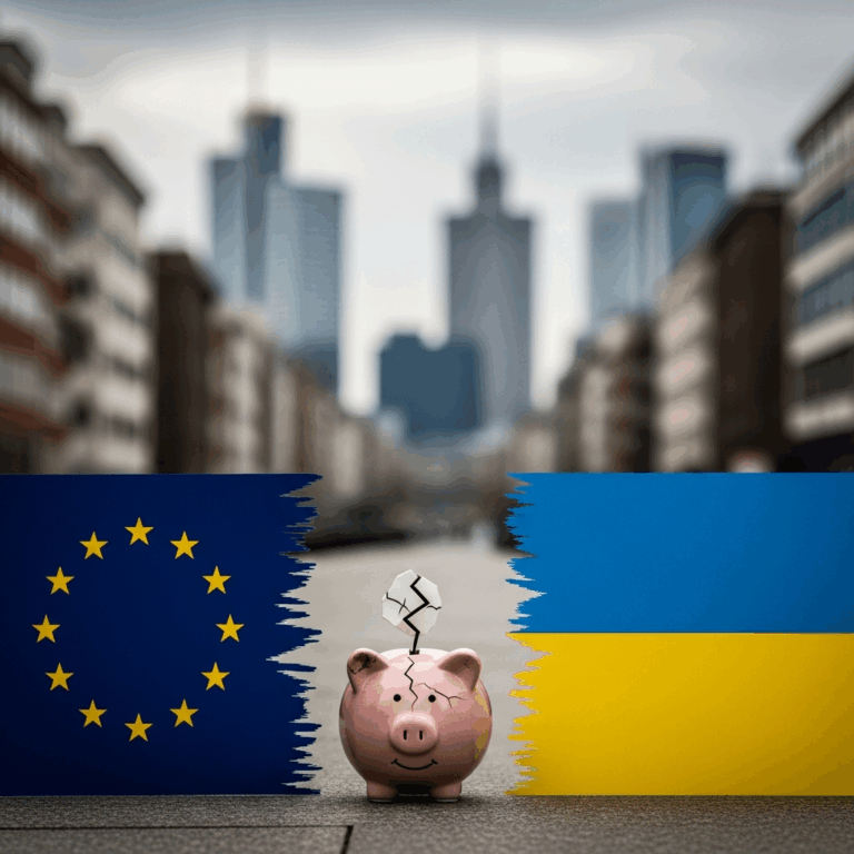 Illustration for: EU Loan Plan for Ukraine Raises Concerns
