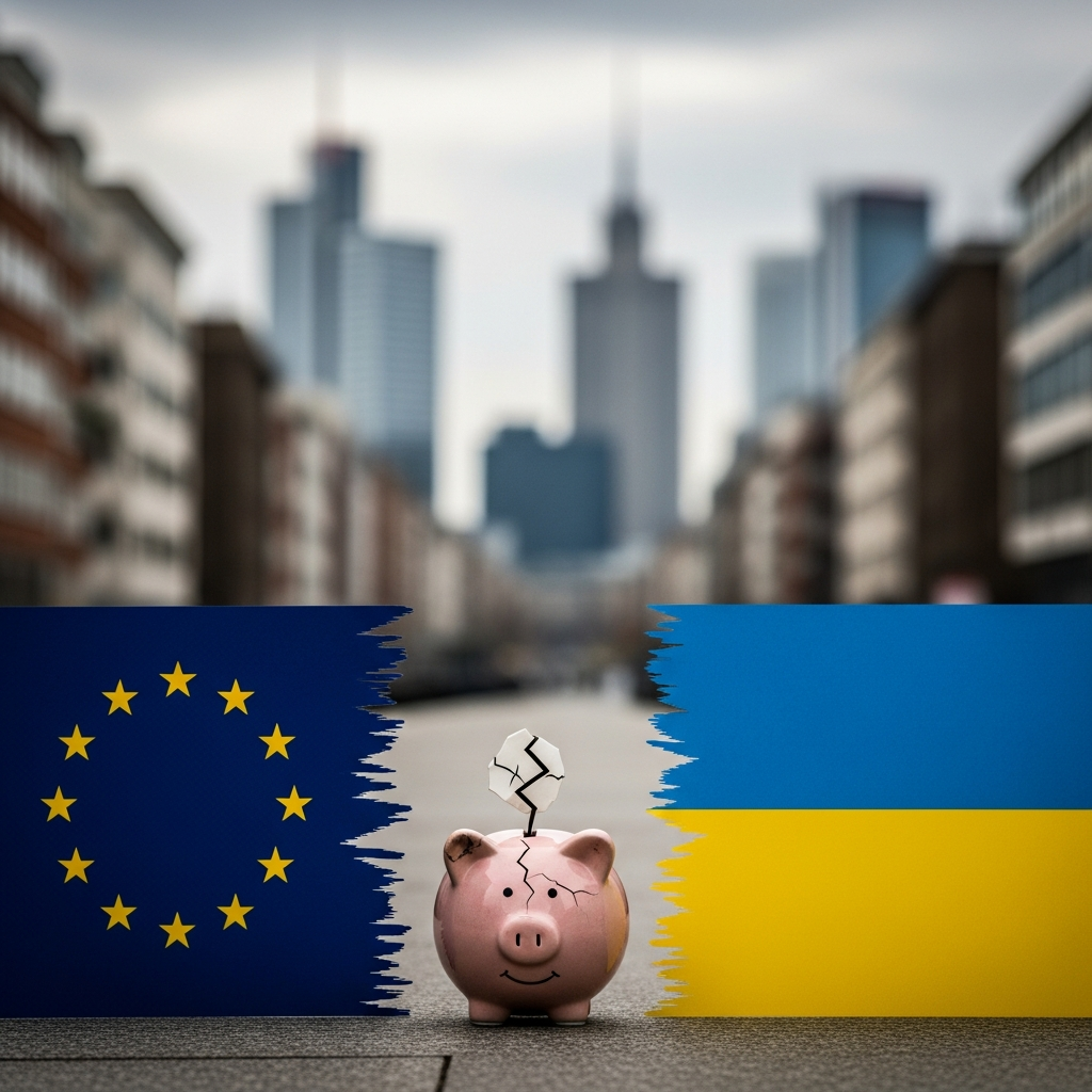 Illustration for: EU Loan Plan for Ukraine Raises Concerns
