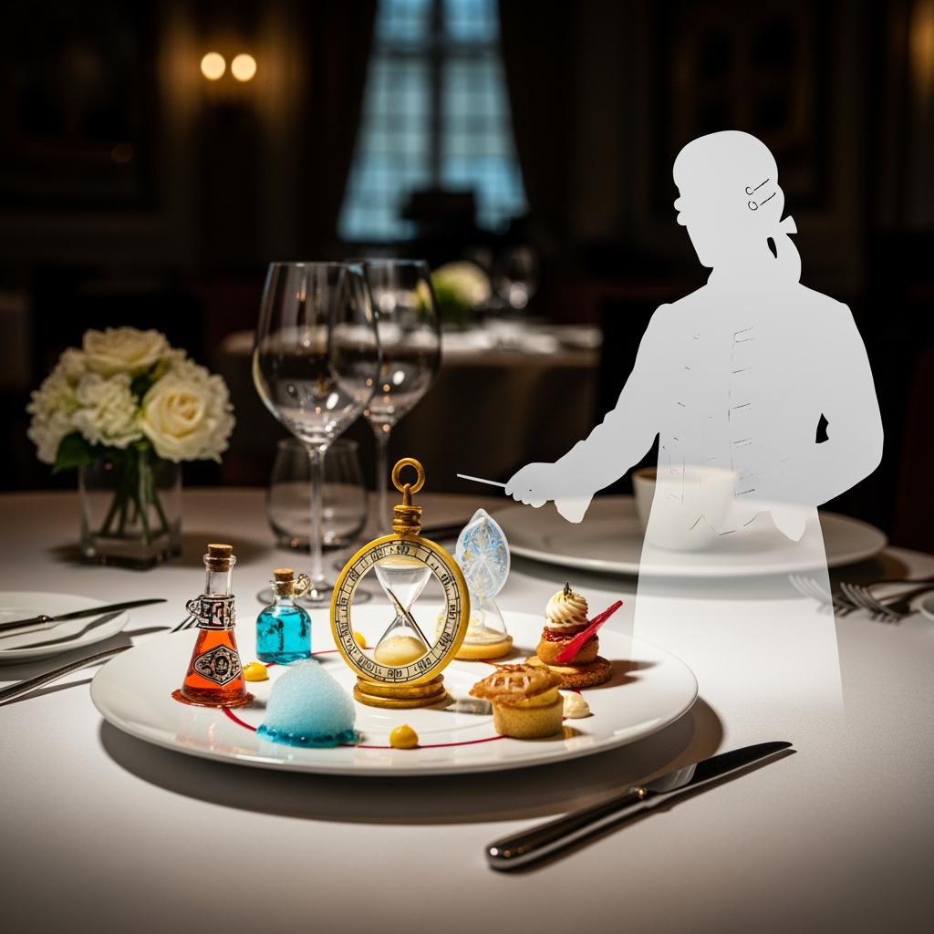 Illustration for: Experience Time Travel Dining at Heston Blumenthal