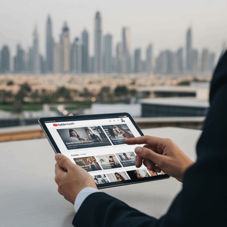 Illustration for: YouTube Health Launches in Arabic Across UAE