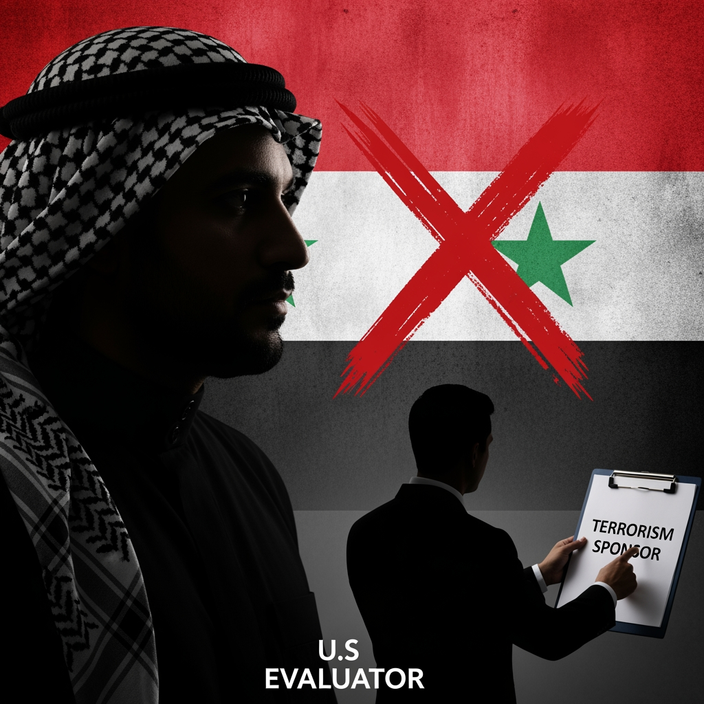 Illustration for: US Evaluates Syria as Terrorism Sponsor