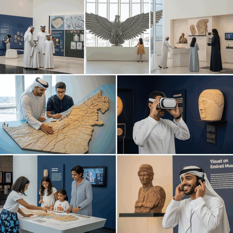 Illustration for: Explore Zayed National Museum's Multi-Sensory Journey