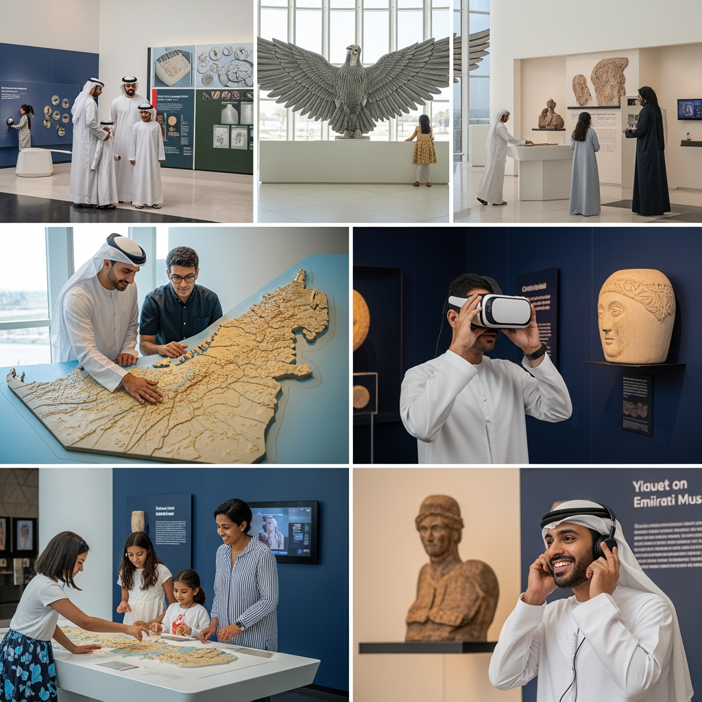 Illustration for: Explore Zayed National Museum's Multi-Sensory Journey