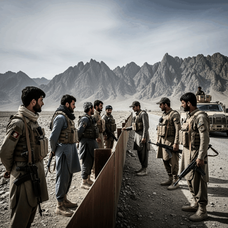 Illustration for: Escalating Tensions on Afghan-Pakistan Border