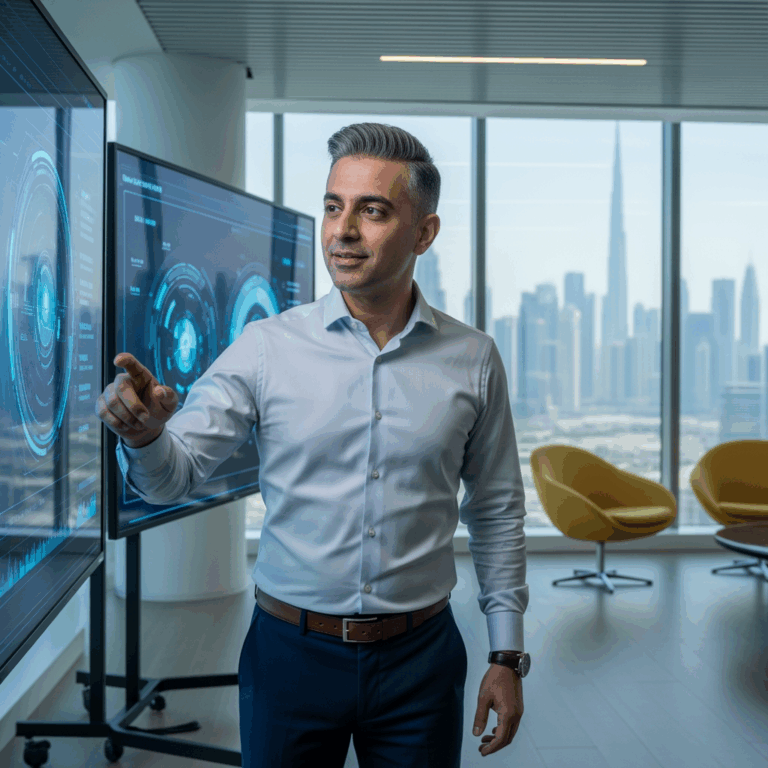 Illustration for: Salman Hyder: Innovator in UAE's Digital Landscape
