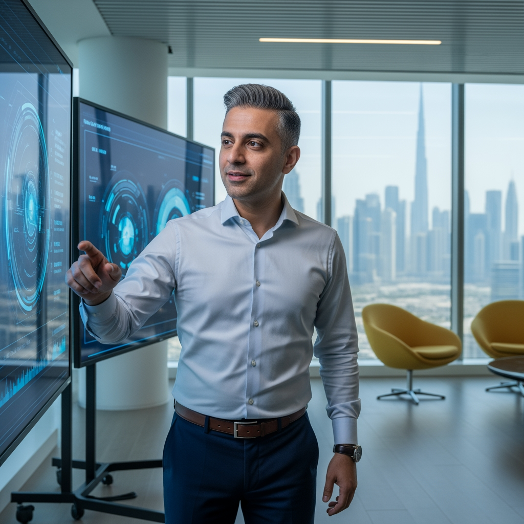 Illustration for: Salman Hyder: Innovator in UAE's Digital Landscape