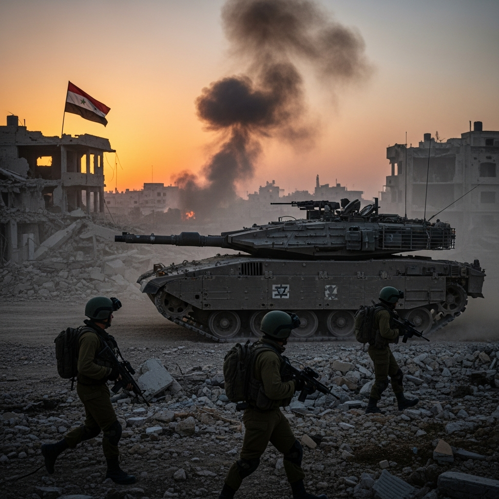 Illustration for: Israeli Army Operations and Clashes in Syria
