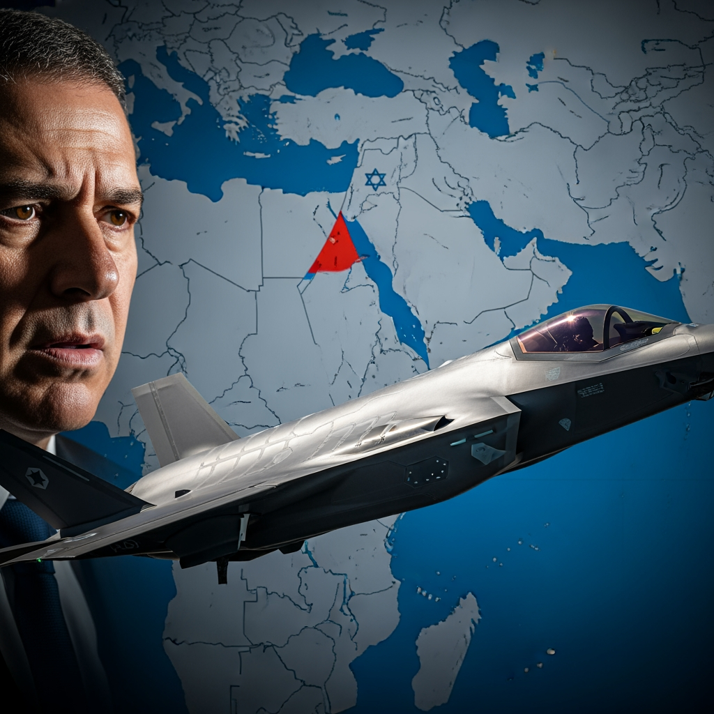 Illustration for: Israeli Concerns Over F-35 Jets to Saudi Arabia
