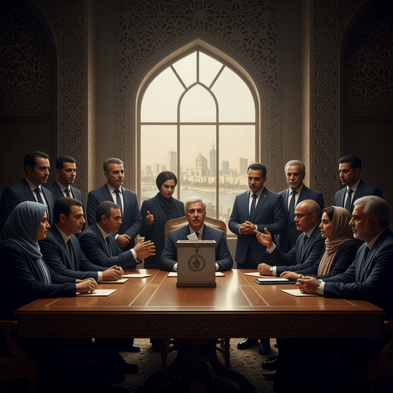 Illustration for: Iraq's Political Future: Choosing the Next Leader