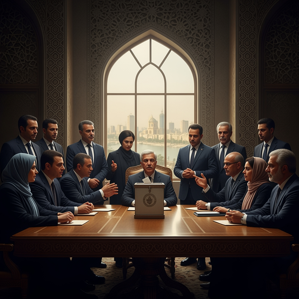 Illustration for: Iraq's Political Future: Choosing the Next Leader