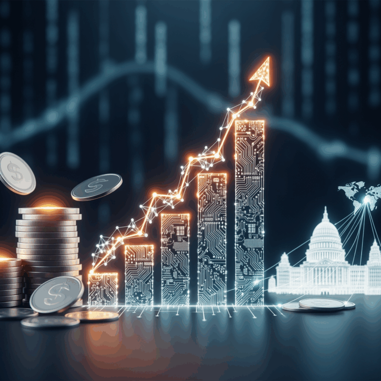 Illustration for: AI Boom Funding Requires Public and Private Markets
