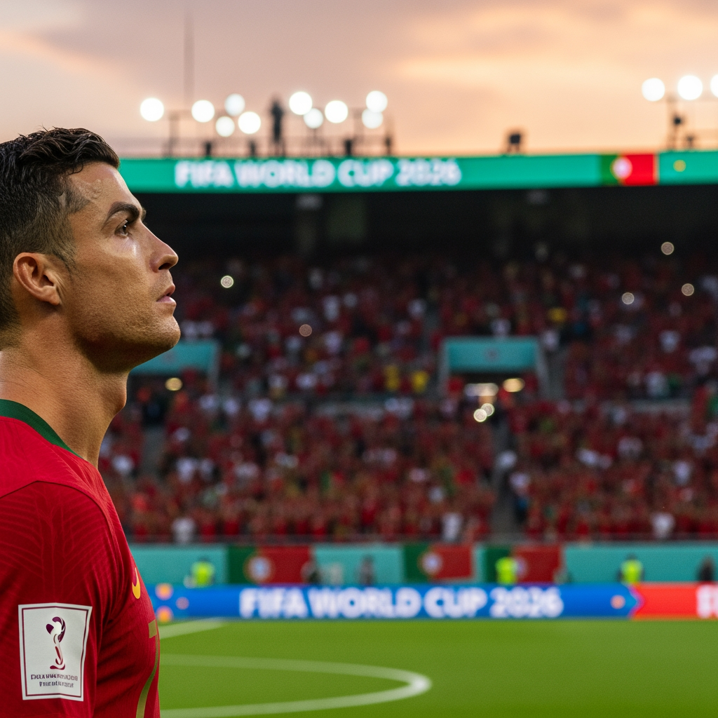 Illustration for: Ronaldo to End Career at 2026 World Cup