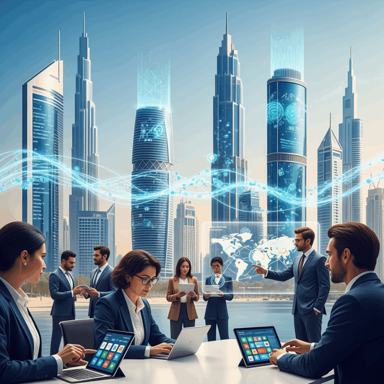 Illustration for: Dubai: A Global Hub for Digital Innovation