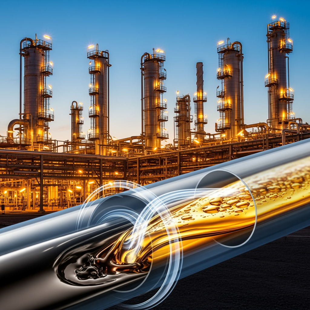 Illustration for: Efficient Oil Refining: Transforming Heavy Fractions