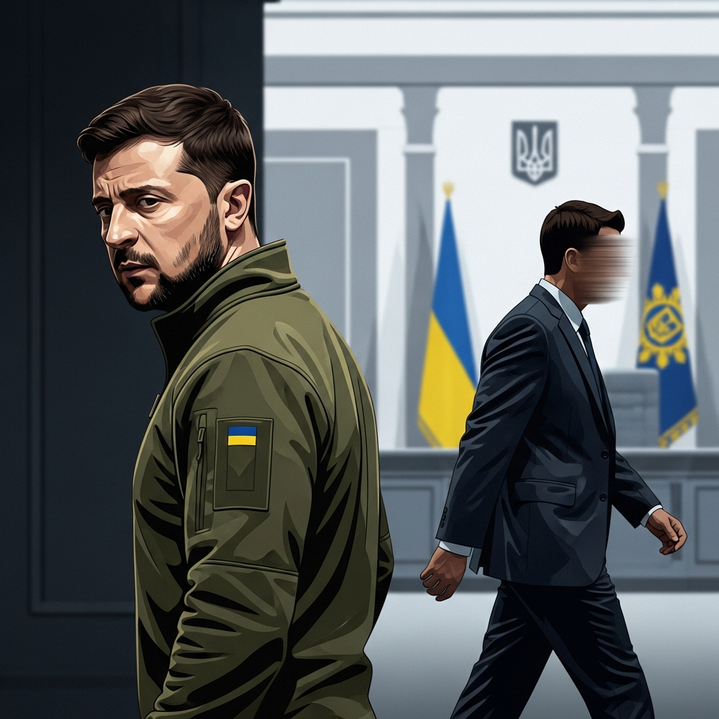 Illustration for: Zelensky's Aide Dismissal Amid Corruption Scandal
