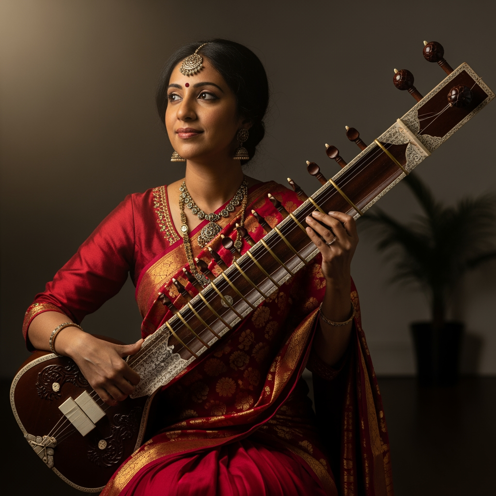 Illustration for: Anoushka Shankar Earns Two More Grammy Nominations