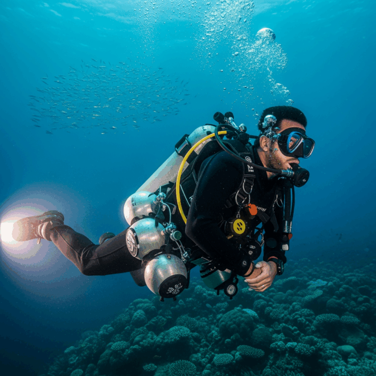 Illustration for: Islam Etman: Leading Technical Diving in UAE