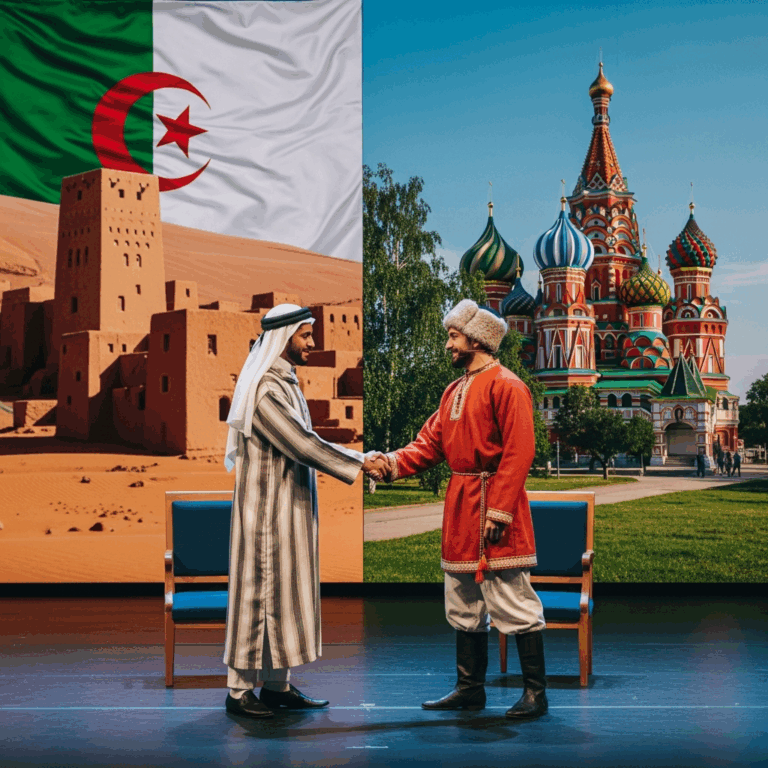 Illustration for: Algerian-Russian Cultural Exchange Through Drama