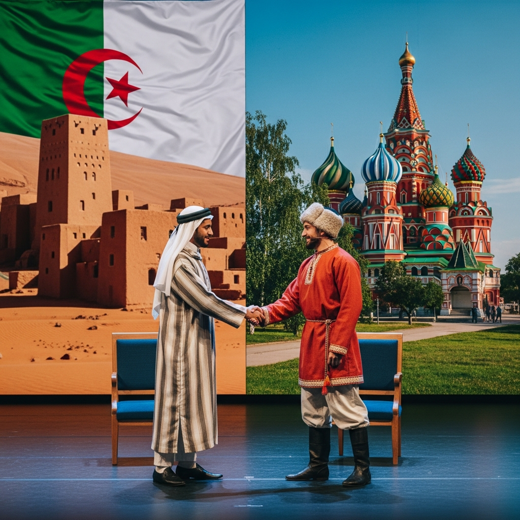 Illustration for: Algerian-Russian Cultural Exchange Through Drama