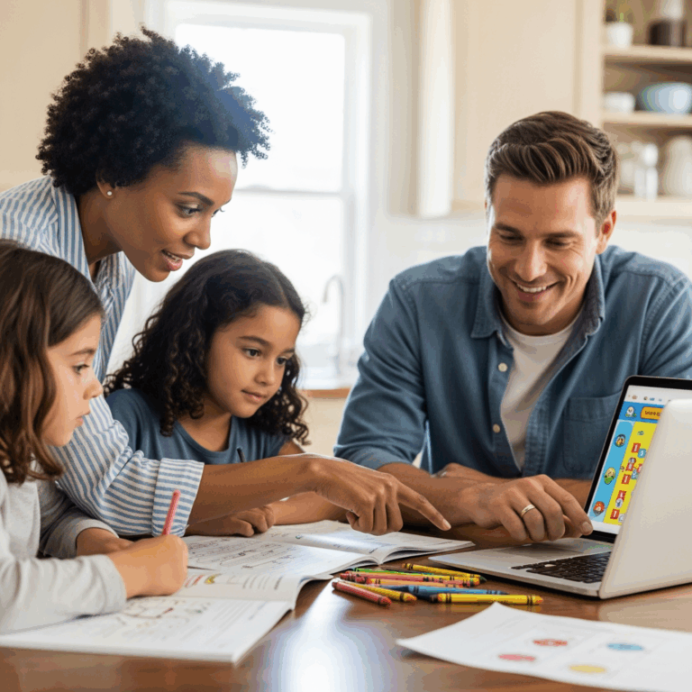 Illustration for: Engaging Families Early in School Challenges