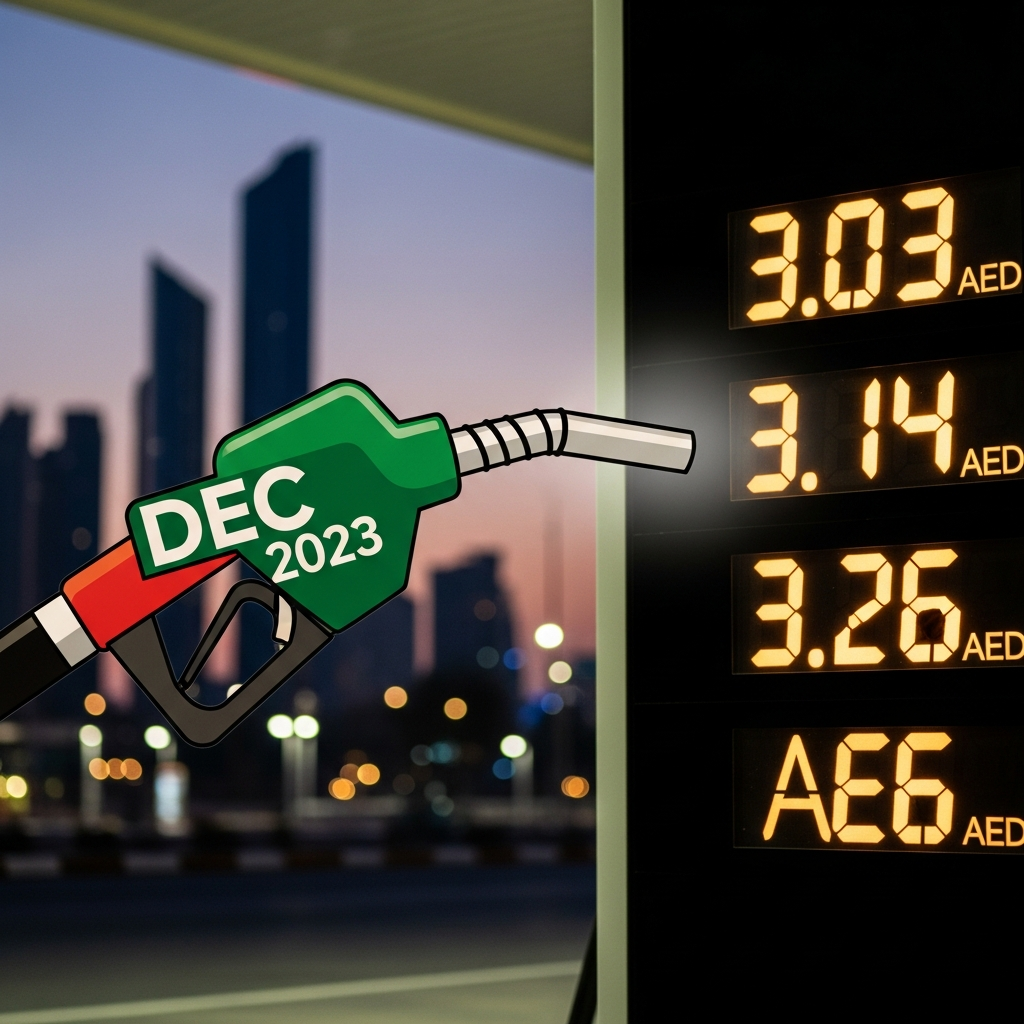 Illustration for: UAE Fuel Prices for December Announced