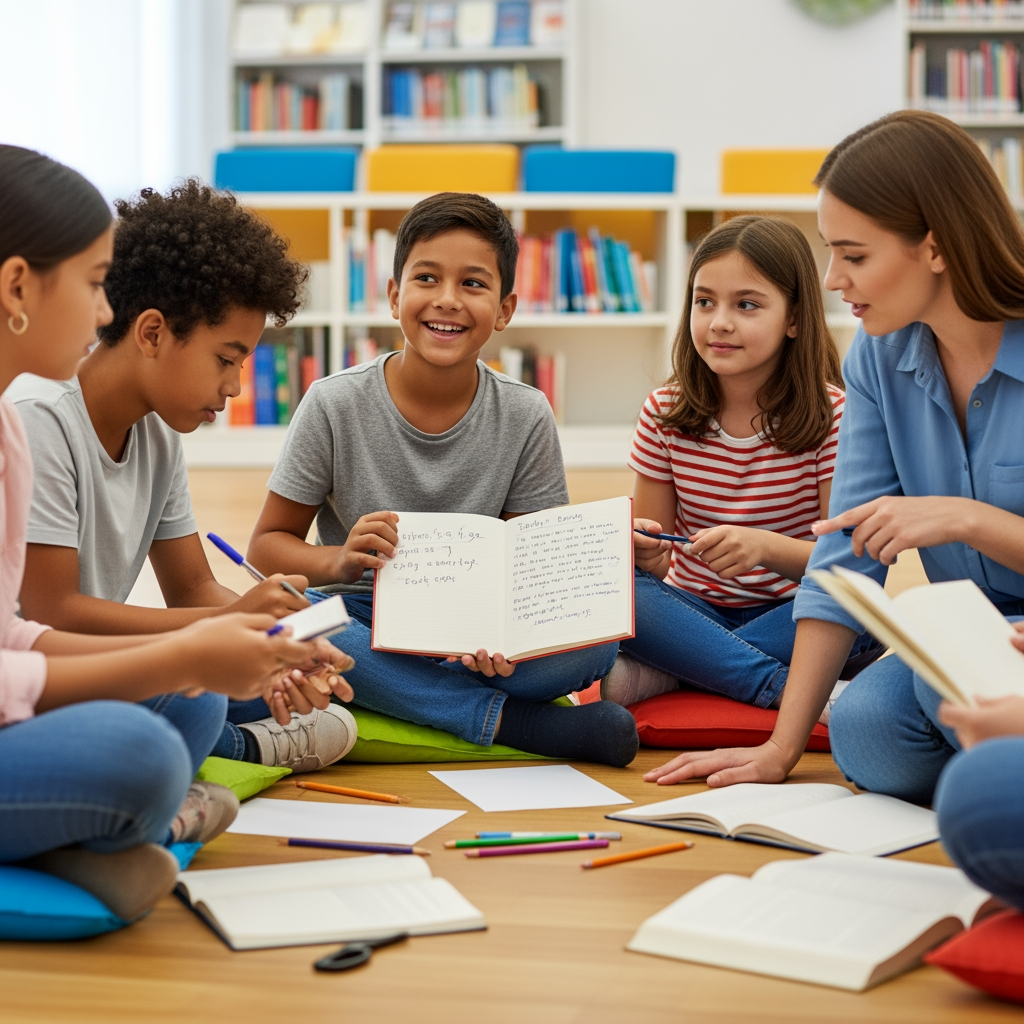 Illustration for: Unlocking Young Authors: Learner Circle's Impact