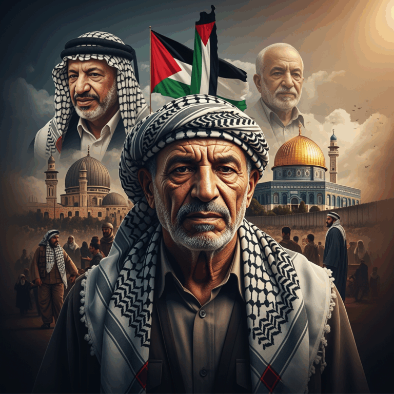 Illustration for: Fatah Movement and Palestinian Cause Legacy