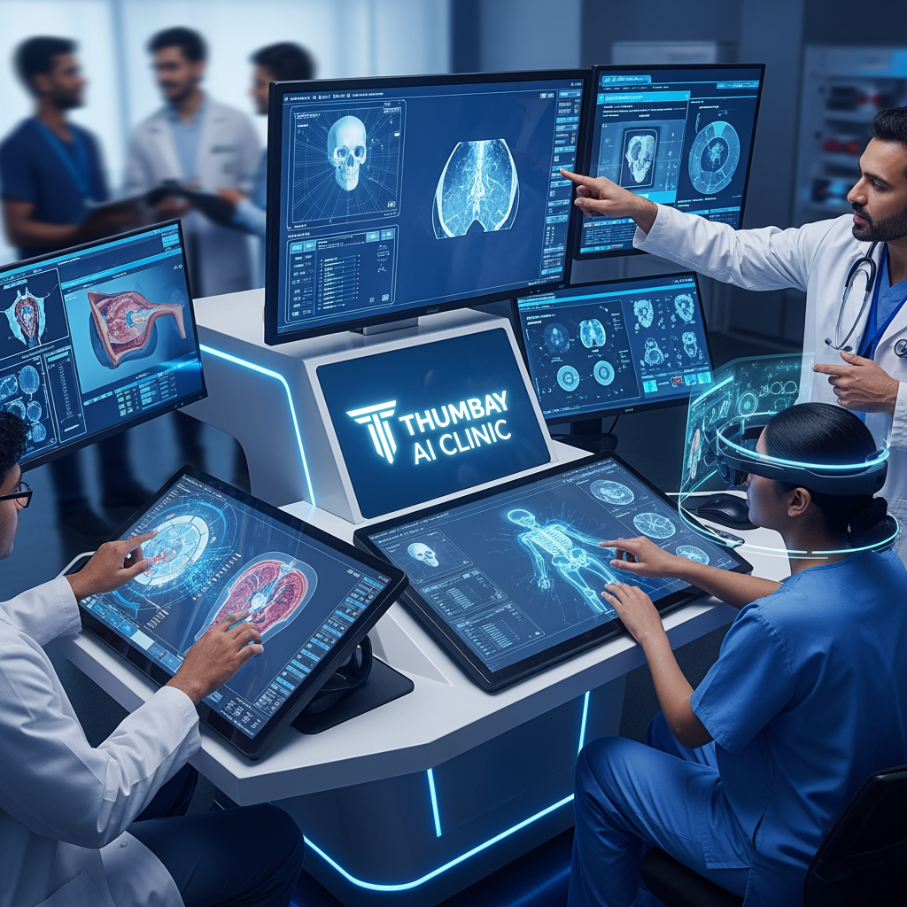 Illustration for: Thumbay AI Clinic Revolutionizes Healthcare Education