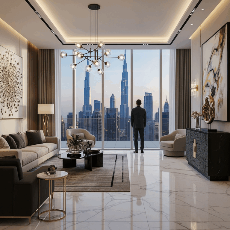 Illustration for: Dubai's Penthouses: The Ultimate Luxury Asset