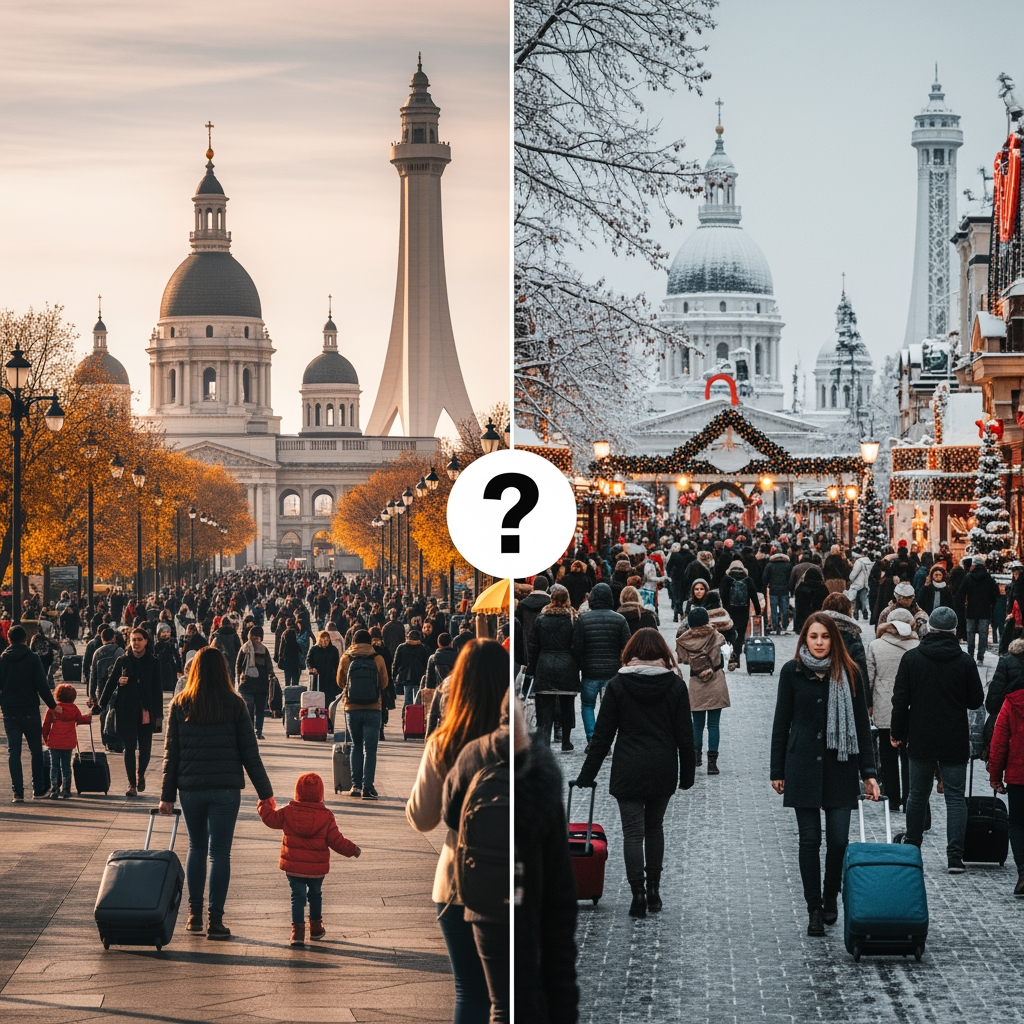 Illustration for: National Day vs. Christmas Travel: Which is Cheaper?