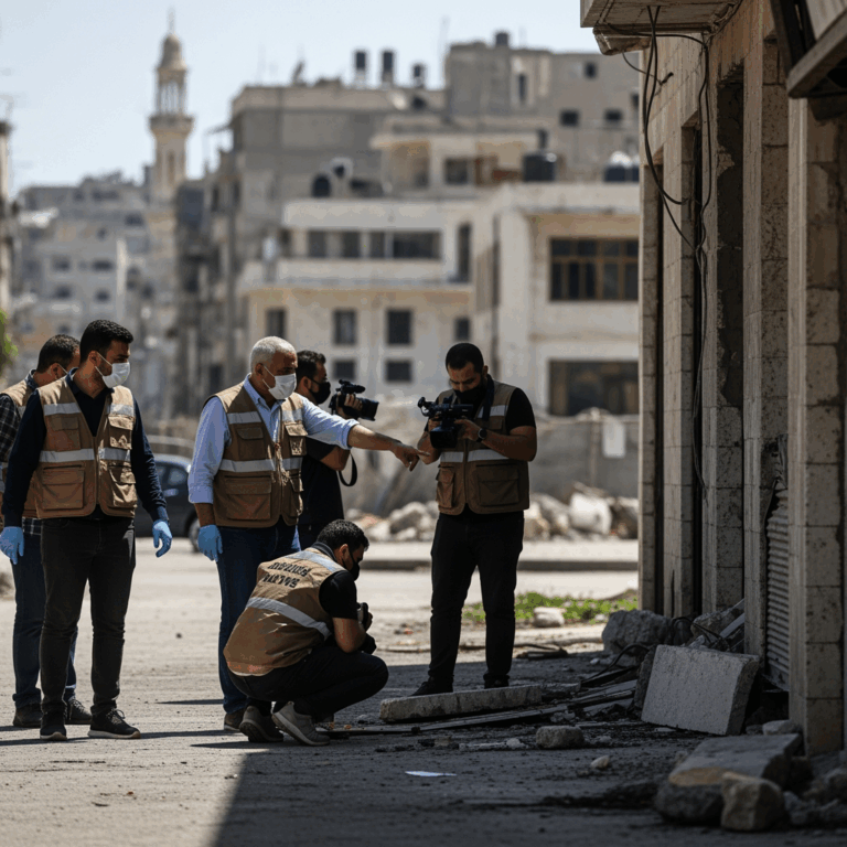 Illustration for: Explosion Investigation in Damascus Underway