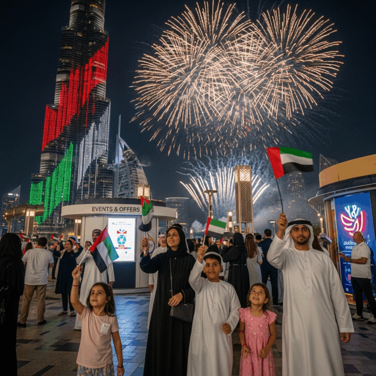 Illustration for: Celebrate UAE National Day 2025: Events & Offers