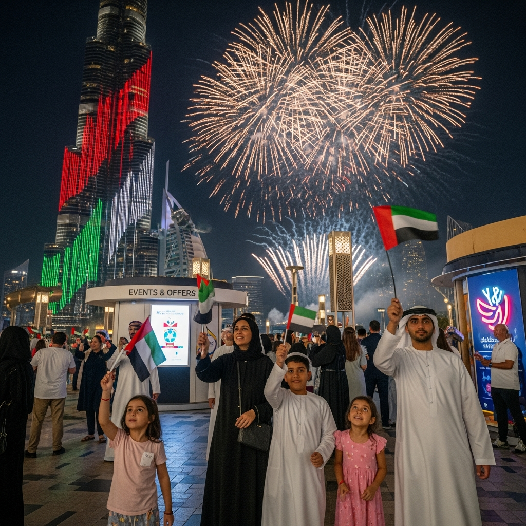 Illustration for: Celebrate UAE National Day 2025: Events & Offers